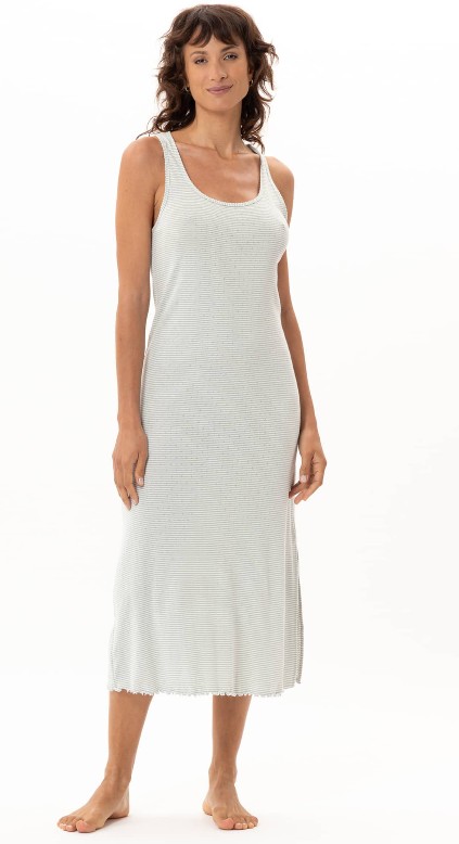 Slaapkleed beige/wit