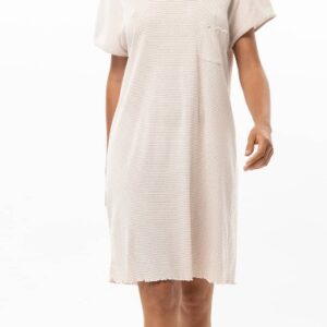 Slaapkleed beige/wit