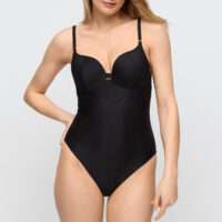 CASSIE zwart voorgevormd badpak hartvorm CASSIE zwart voorgevormd badpak hartvorm