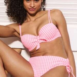 MARY LYNN Rose Gingham voorgevormde bikini hartvorm