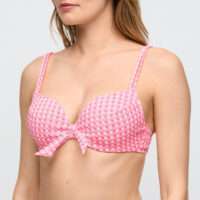 MARY LYNN Rose Gingham voorgevormde bikini hartvorm