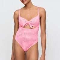 MARY LYNN Rose Gingham volle cup badpak