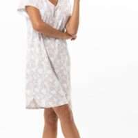 Slaapkleed wit/beige Slaapkleed wit/beige