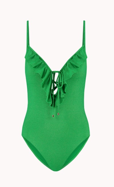 Badpak sparkling groen