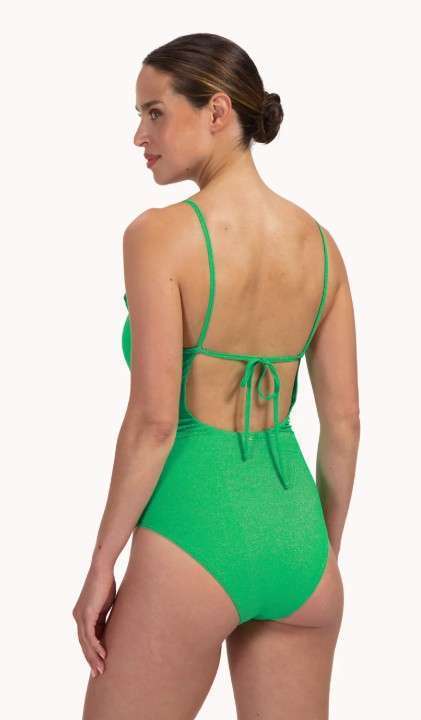 Badpak sparkling groen