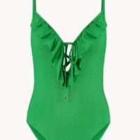 Badpak sparkling groen