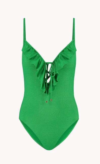 Badpak sparkling groen