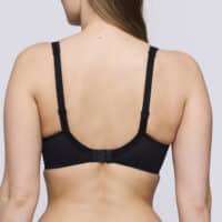 VIVGIRL zwart plunge bh halve mousse cups VIVGIRL zwart plunge bh halve mousse cups