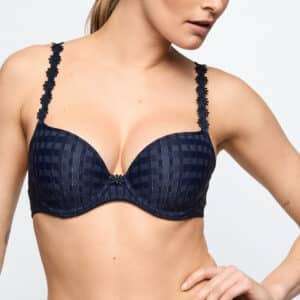 AVERO velvet blue push-up bh