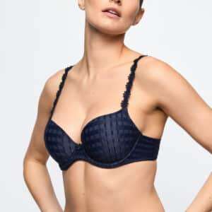 AVERO velvet blue push-up bh
