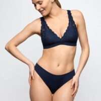SOFT STUDIO velvet blue voorgevormde bralette