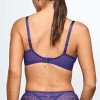 CERINA velvet blue voorgevormde bh - hartvorm