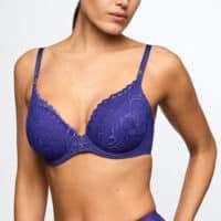 CERINA velvet blue voorgevormde bh - hartvorm CERINA velvet blue voorgevormde bh - hartvorm