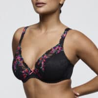 MIYARA Floral Eclipse plunge bh halve mousse cups