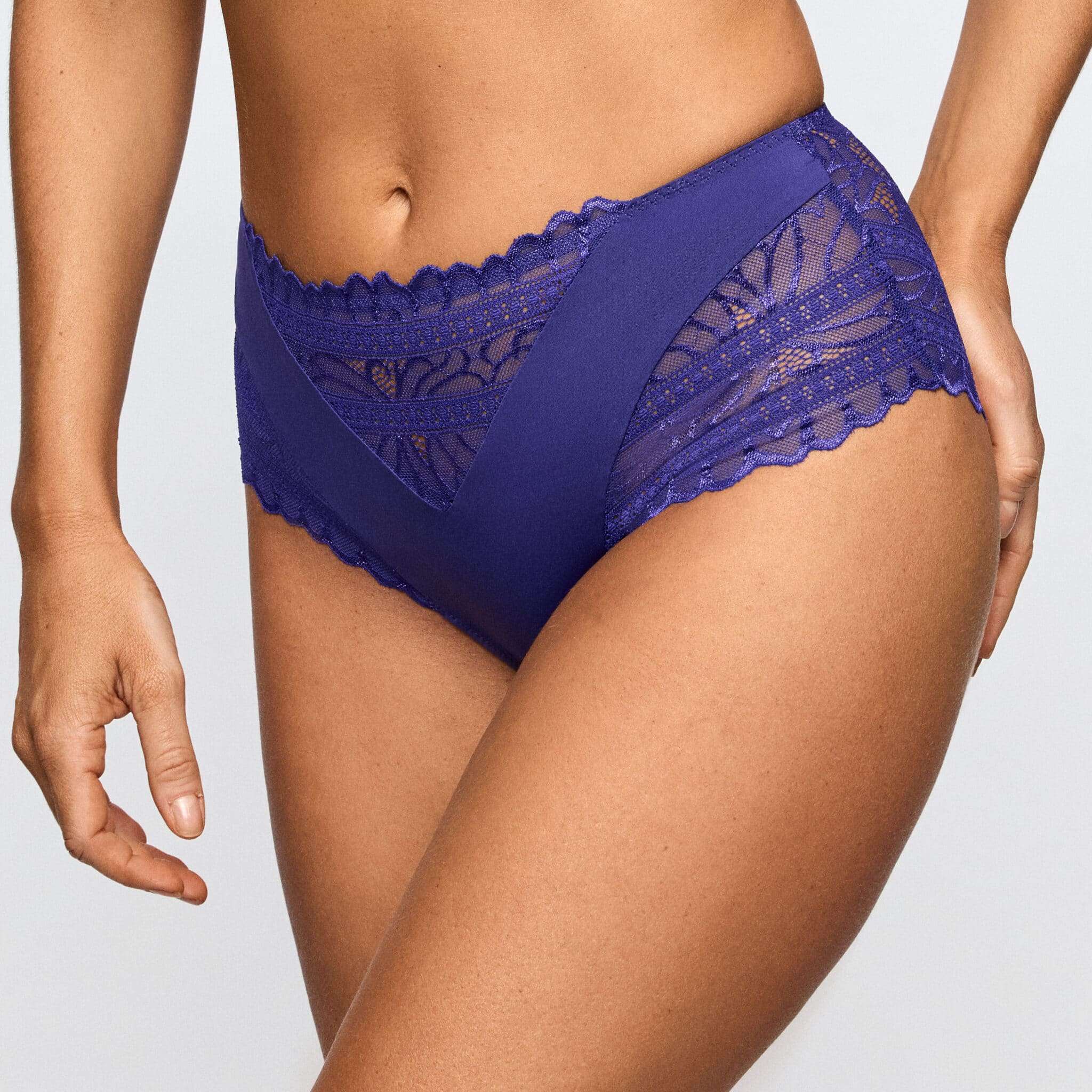 CERINA velvet blue tailleslip CERINA velvet blue tailleslip
