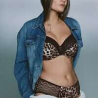 GIGANNI Leopard bloom tailleslip