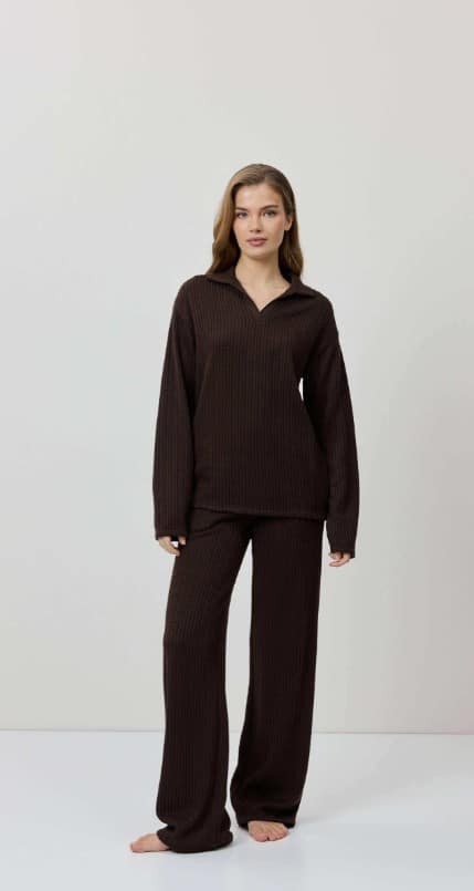 Homewear donkerbruin