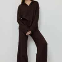 Homewear donkerbruin