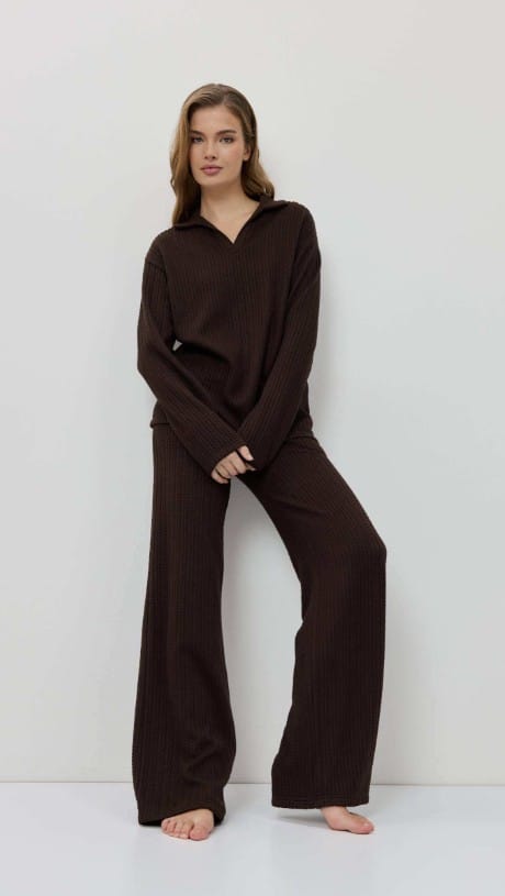 Homewear donkerbruin